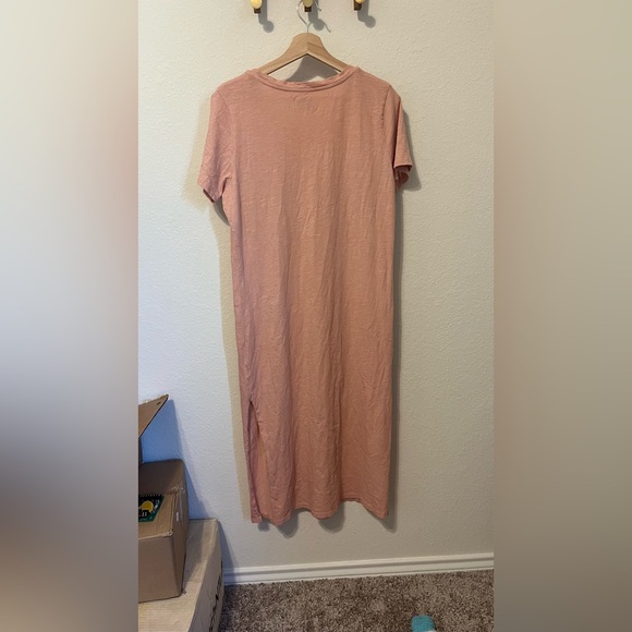 MATE The Label Dana Midi Dress in Rose, Size Large - Picture 7 of 8